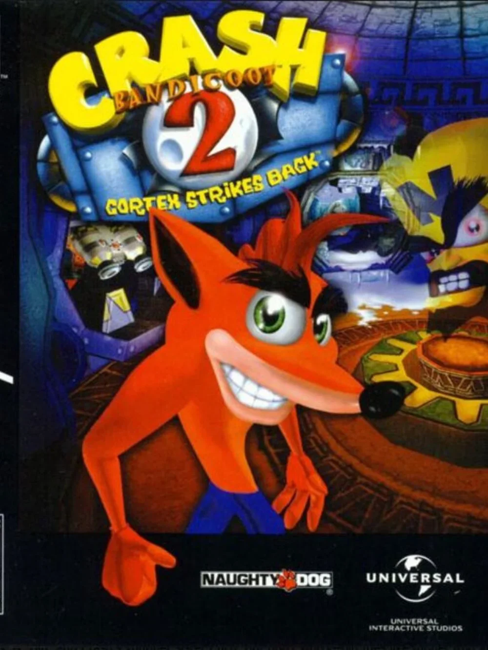 Crash Bandicoot 2: Cortex Strikes Back (PlayStation, 2000) Disc Good